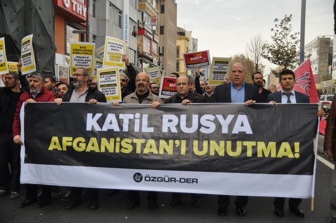 Rus Zulmüne İstanbul’da Protesto 22