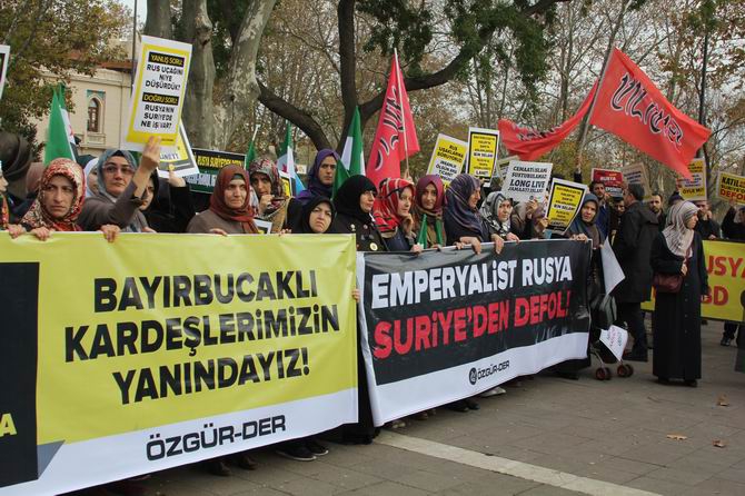 Rus Zulmüne İstanbul’da Protesto 25