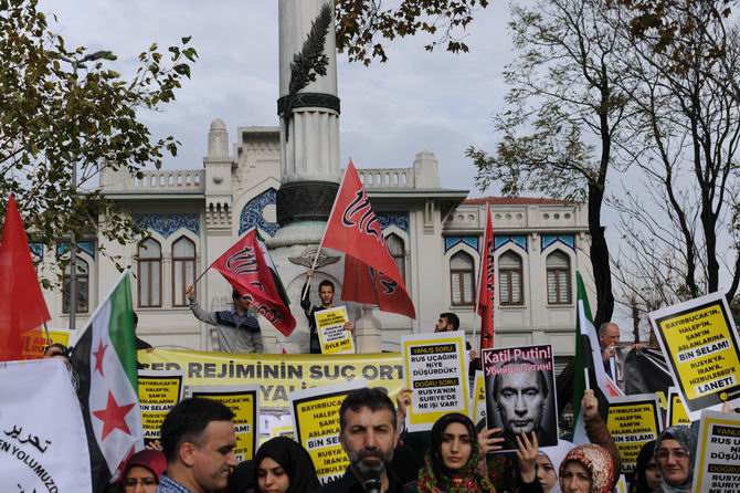 Rus Zulmüne İstanbul’da Protesto 29