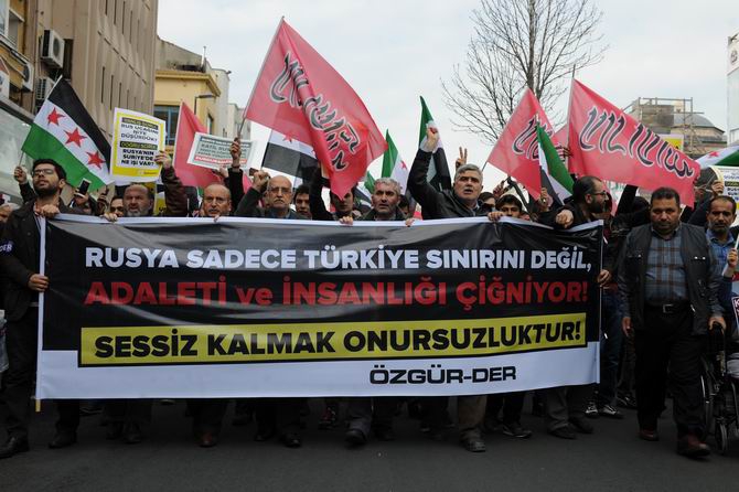 Rus Zulmüne İstanbul’da Protesto 3