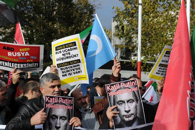 Rus Zulmüne İstanbul’da Protesto 30
