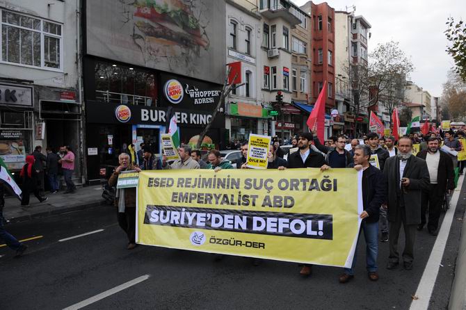 Rus Zulmüne İstanbul’da Protesto 4