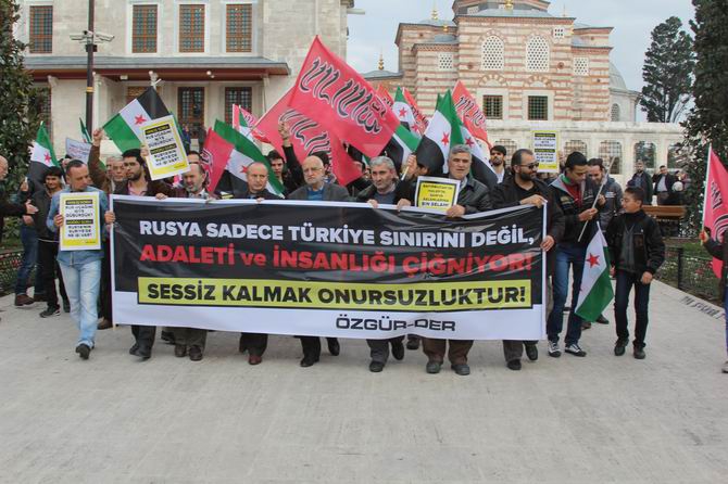 Rus Zulmüne İstanbul’da Protesto 7