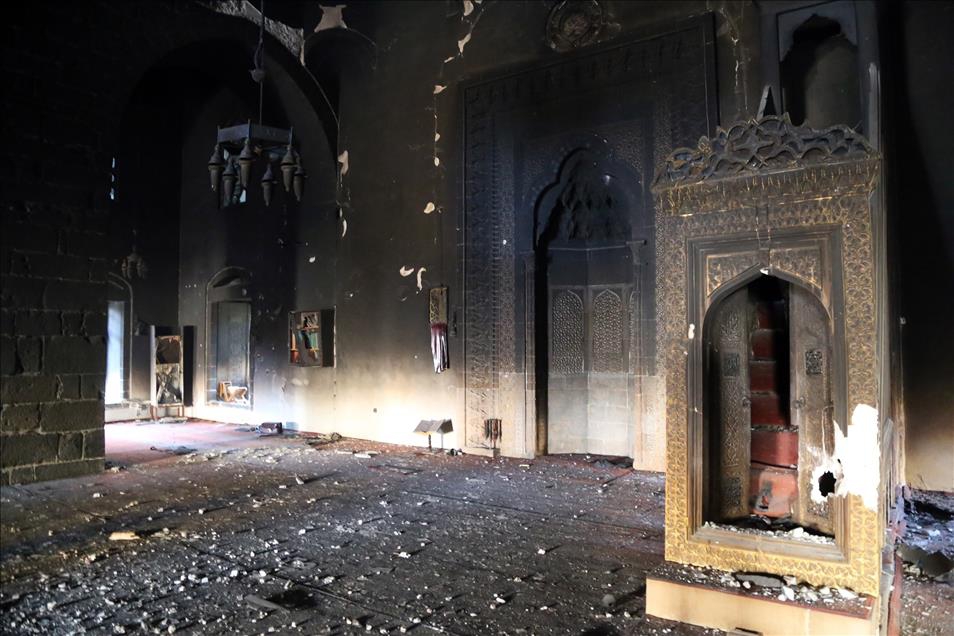 PKK’nın Fatihpaşa Camisindeki Tahribatı Ortaya Çıktı 1