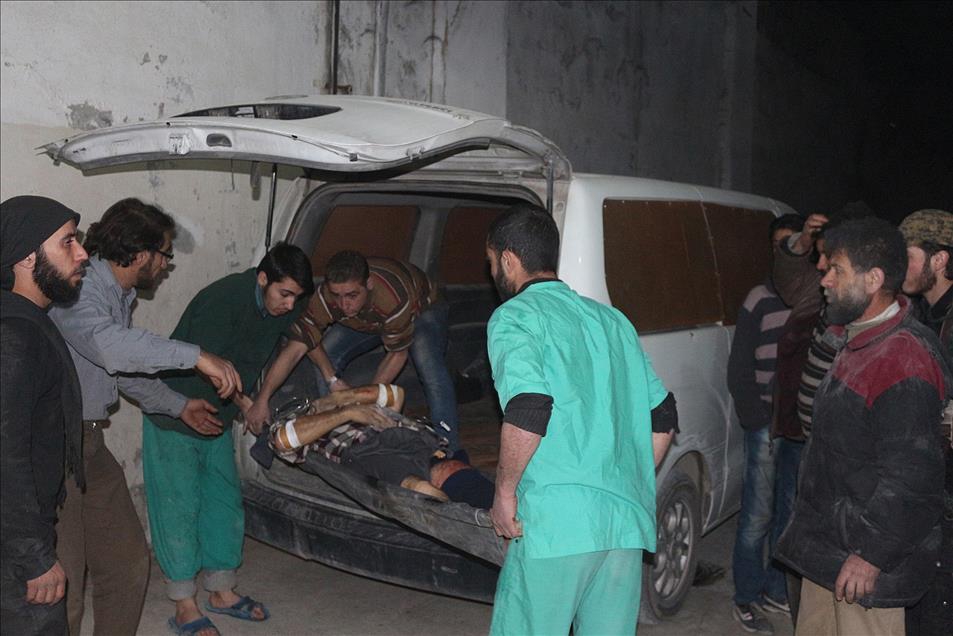 Rus Jetleri Şam'da Yerleşim Yerini Bombaladı 4