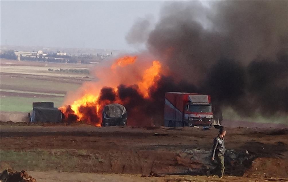 Rus Jetleri Şam'da Yerleşim Yerini Bombaladı 6