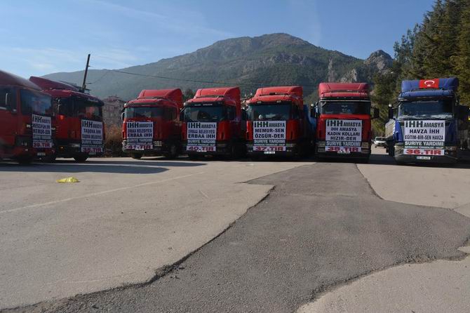 Amasya’dan Mazlum Suriye Halkına Kış Desteği 13