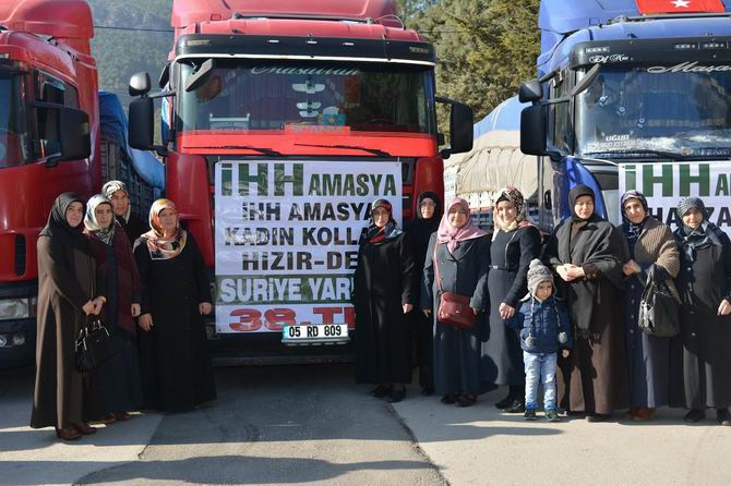 Amasya’dan Mazlum Suriye Halkına Kış Desteği 14