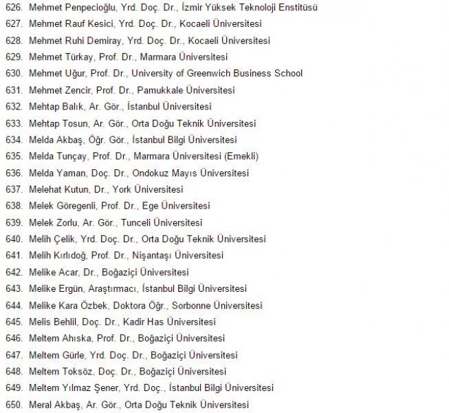1100 Akademisyenden PKK'ye Destek Bildirisi 27