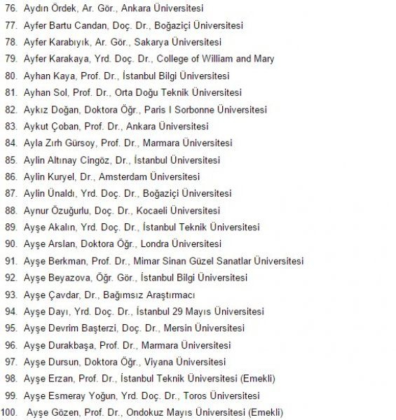 1100 Akademisyenden PKK'ye Destek Bildirisi 5
