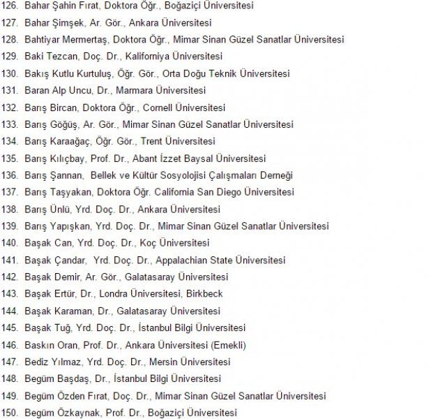 1100 Akademisyenden PKK'ye Destek Bildirisi 7