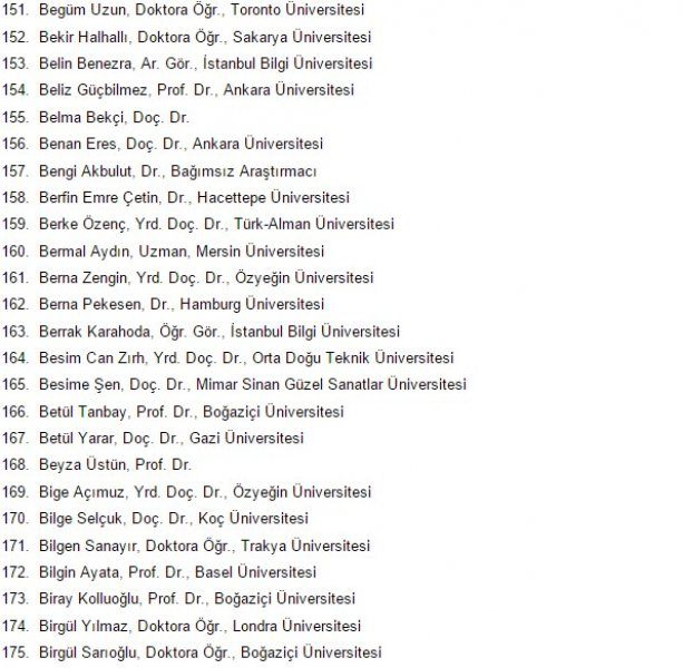 1100 Akademisyenden PKK'ye Destek Bildirisi 8