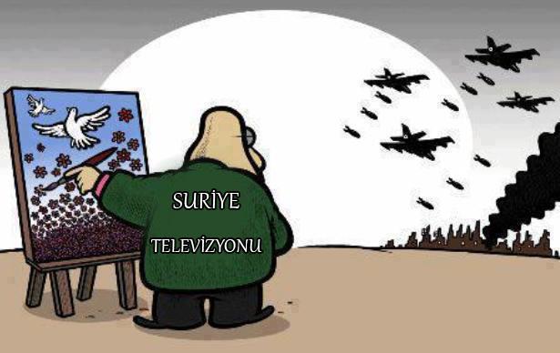 Suriye Televizyonu Katliamı Nasıl Gösteriyor