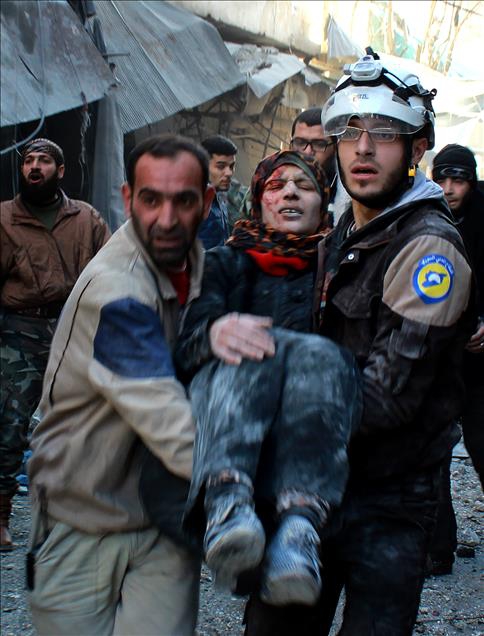 Pazar Yeri ve Sağlık Merkezine Rusya Saldırısı 3