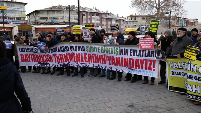 Sivas Özgür-Der Esed-İran-Rusya'nın Halep Kuşatmasını protesto Etti 7