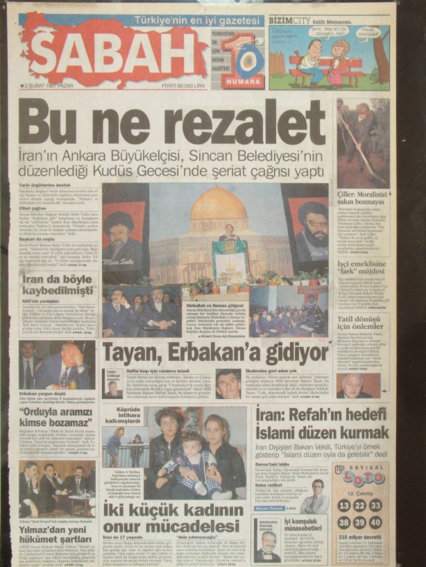 28 Şubat Medyasının Kirli Manşetleri 11