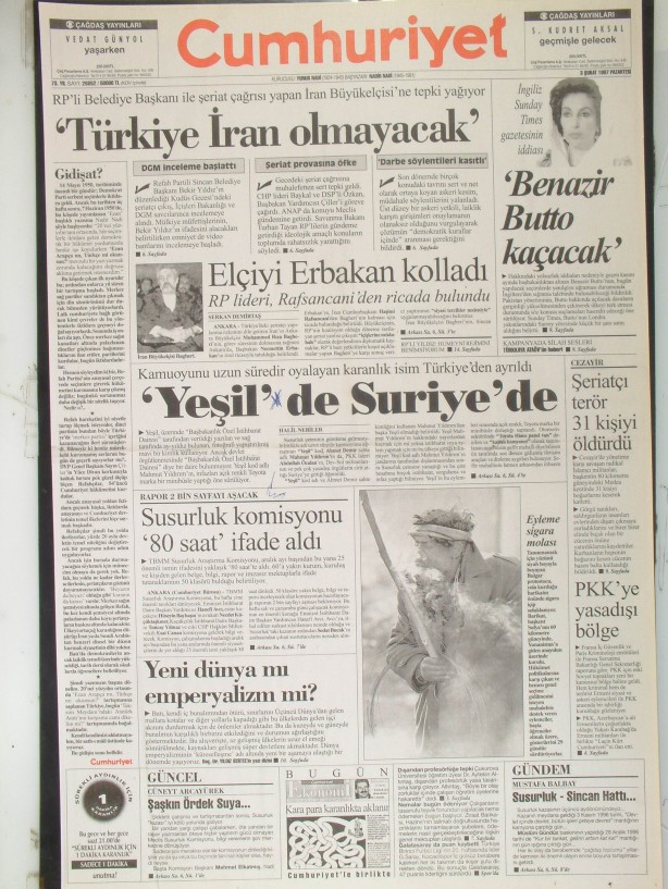 28 Şubat Medyasının Kirli Manşetleri 14