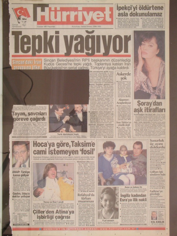 28 Şubat Medyasının Kirli Manşetleri 15