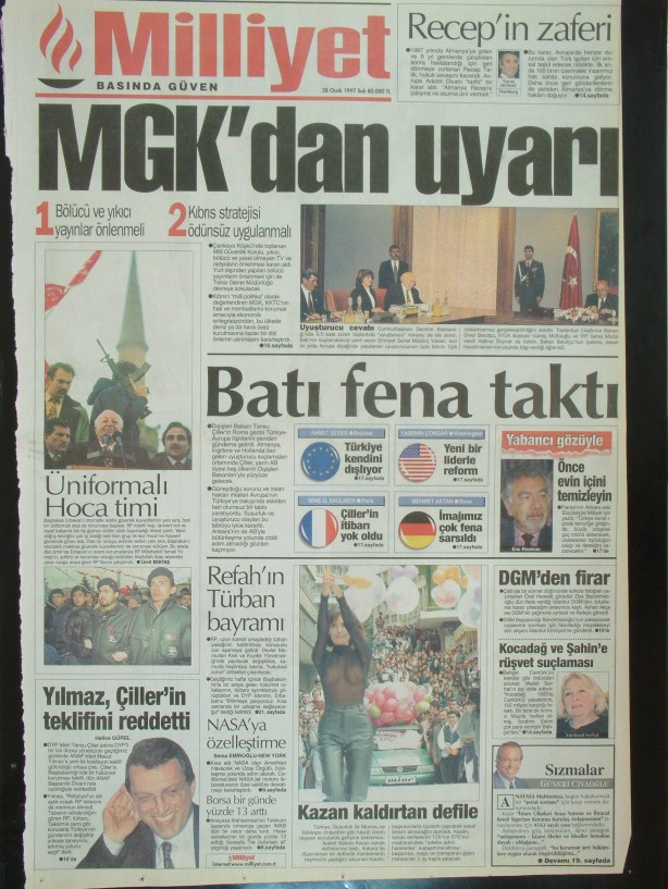 28 Şubat Medyasının Kirli Manşetleri 166