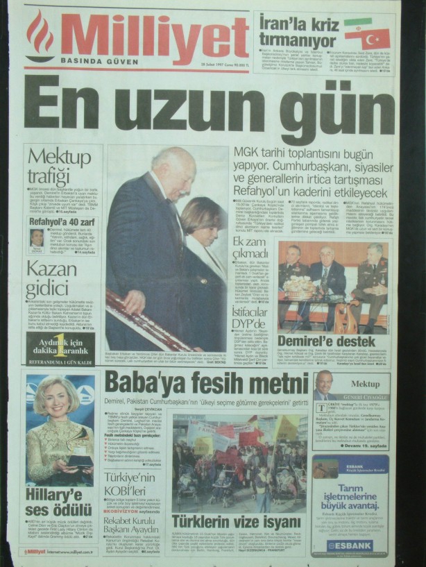 28 Şubat Medyasının Kirli Manşetleri 168