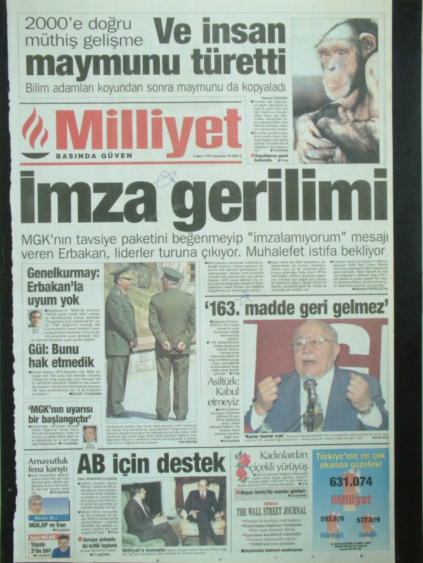 28 Şubat Medyasının Kirli Manşetleri 18