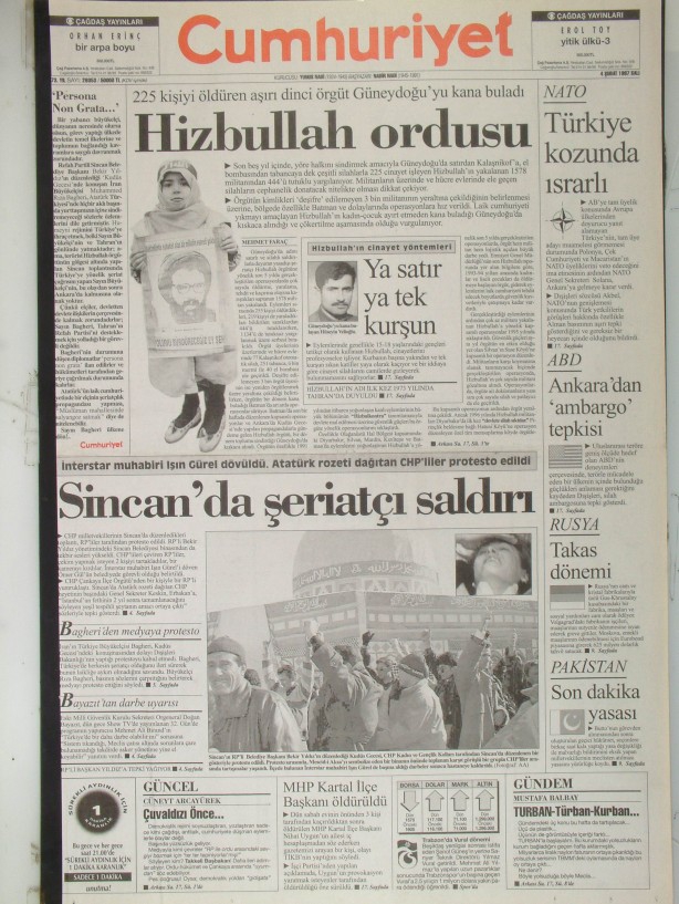 28 Şubat Medyasının Kirli Manşetleri 22