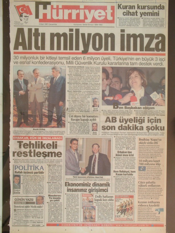 28 Şubat Medyasının Kirli Manşetleri 32