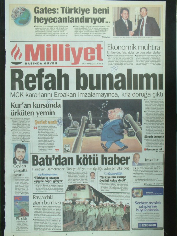 28 Şubat Medyasının Kirli Manşetleri 33