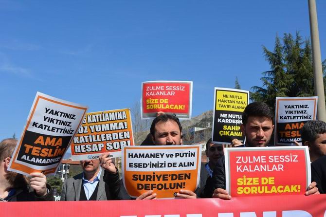 Amasya'da Suriye İntifadası Selamlandı 10