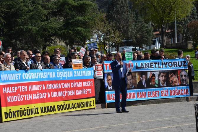 Amasya'da Suriye İntifadası Selamlandı 2