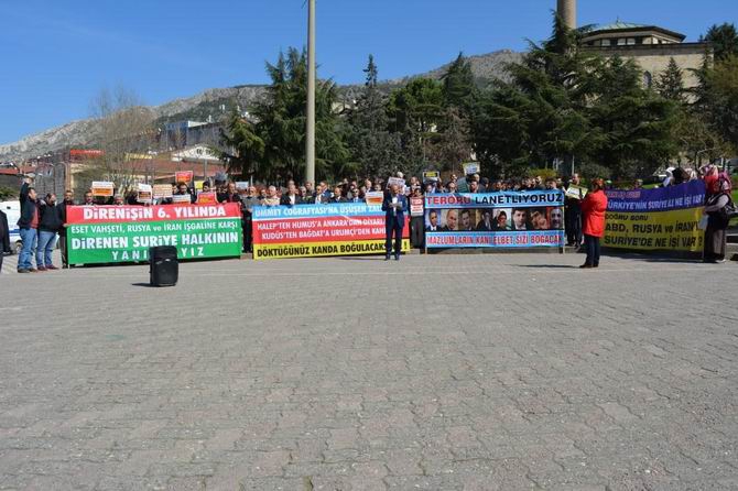 Amasya'da Suriye İntifadası Selamlandı 7