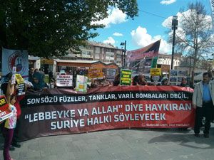 Halep'teki Katliamlar Sivas'ta Protesto Edildi