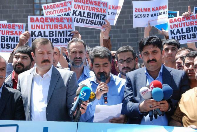 Dürümlü Katliamı Diyarbakır'da Protesto Edildi 3