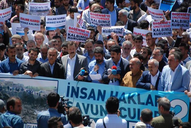 Dürümlü Katliamı Diyarbakır'da Protesto Edildi 6