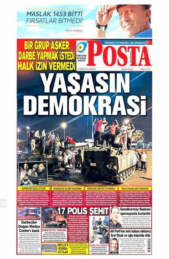 Gazeteler Darbe Girişimini Nasıl Gördü? 4