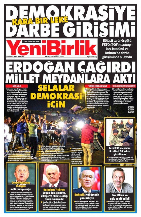 Gazeteler Darbe Girişimini Nasıl Gördü? 8