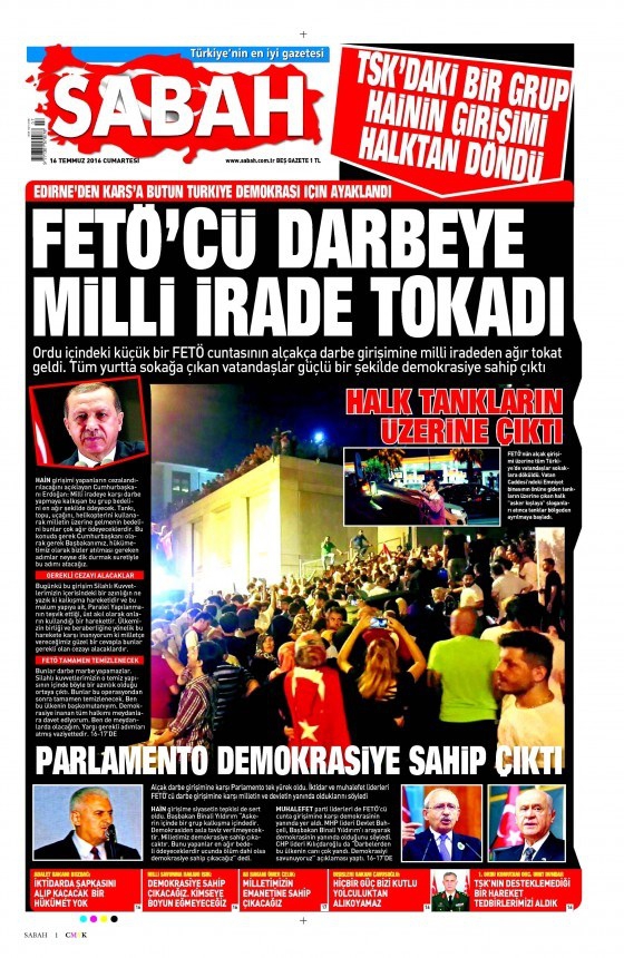 Gazeteler Darbe Girişimini Nasıl Gördü? 9