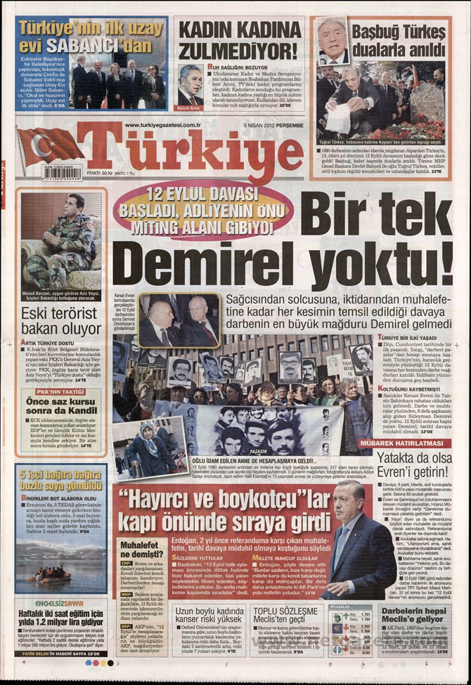 Gazete Manşetlerinde 12 Eylül Davası 17