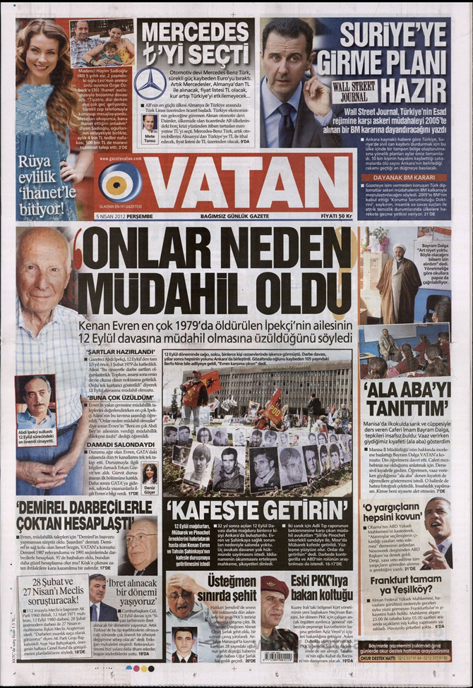 Gazete Manşetlerinde 12 Eylül Davası 19