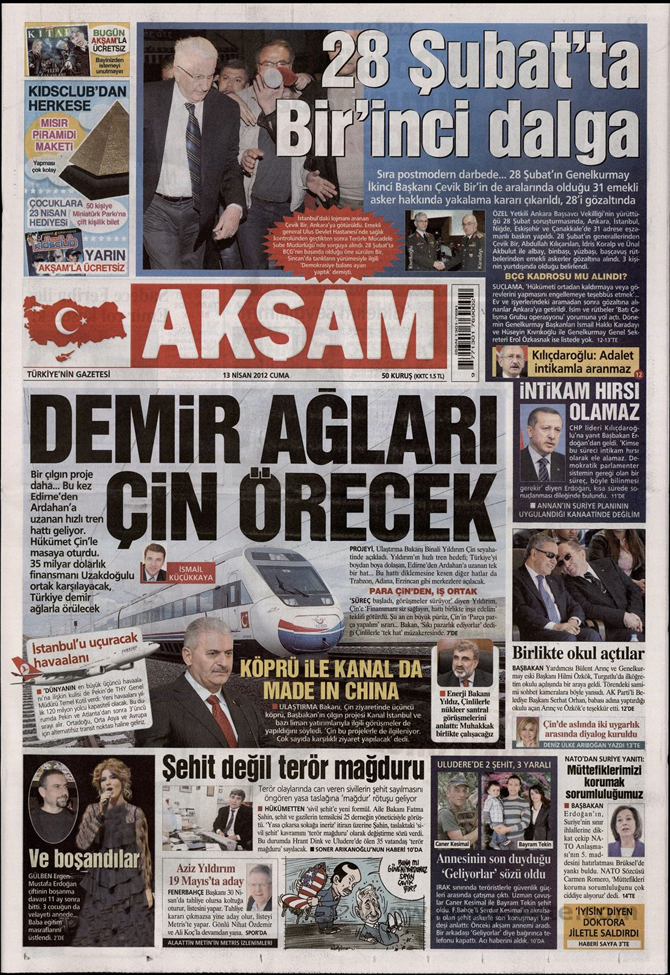 Gazete Manşetlerinde 28 Şubat Operasyonu 1