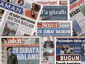 Gazete Manşetlerinde 28 Şubat Operasyonu