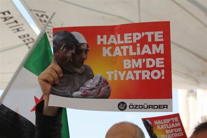 Halep Katliamı İstanbul’da Lanetlendi 16