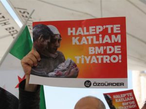 Halep Katliamı İstanbul’da Lanetlendi