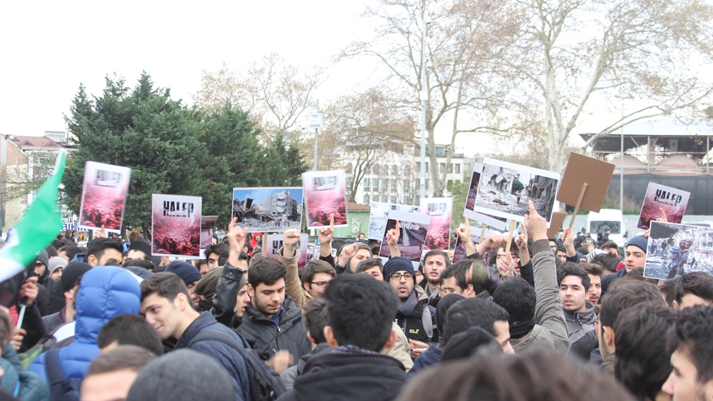 Üniversiteli Müslümanlar Halep İçin Beyazıt’ta Toplandı! 23