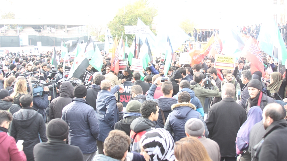 Üniversiteli Müslümanlar Halep İçin Beyazıt’ta Toplandı! 8