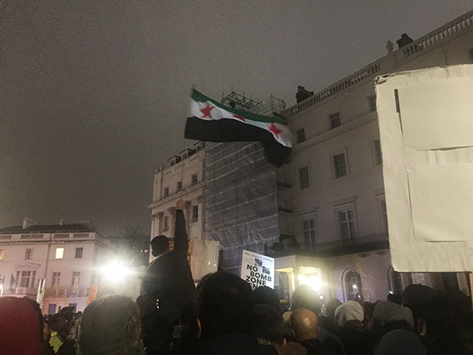 Londra'da Bir Gecede İki Suriye Eylemi 8