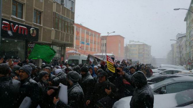 Katil İran Erzurum'da Protesto Edildi 2