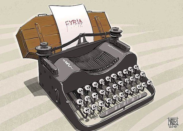 Dünyanın Halep'e Sessizliği Çizgilere Yansıdı 14