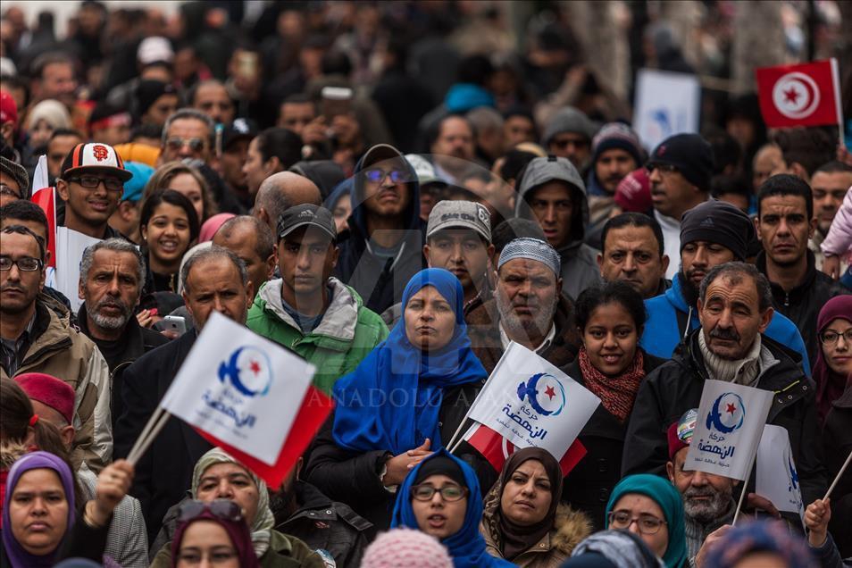 Tunus’ta Devrimin 6. Yılı Yürüyüşü 11