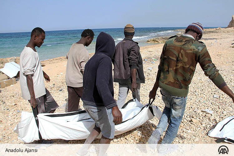 Onlarca Göçmenin Cansız Bedeni Libya Kıyılarına Vurdu! 4